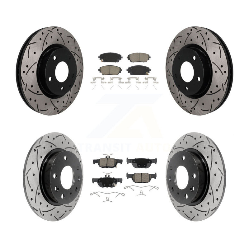 Transit Auto KDC-101721 Disc Brake Kit for 2019-2023 Mazda 3, Mazda 3 Sport - Front and Rear product image
