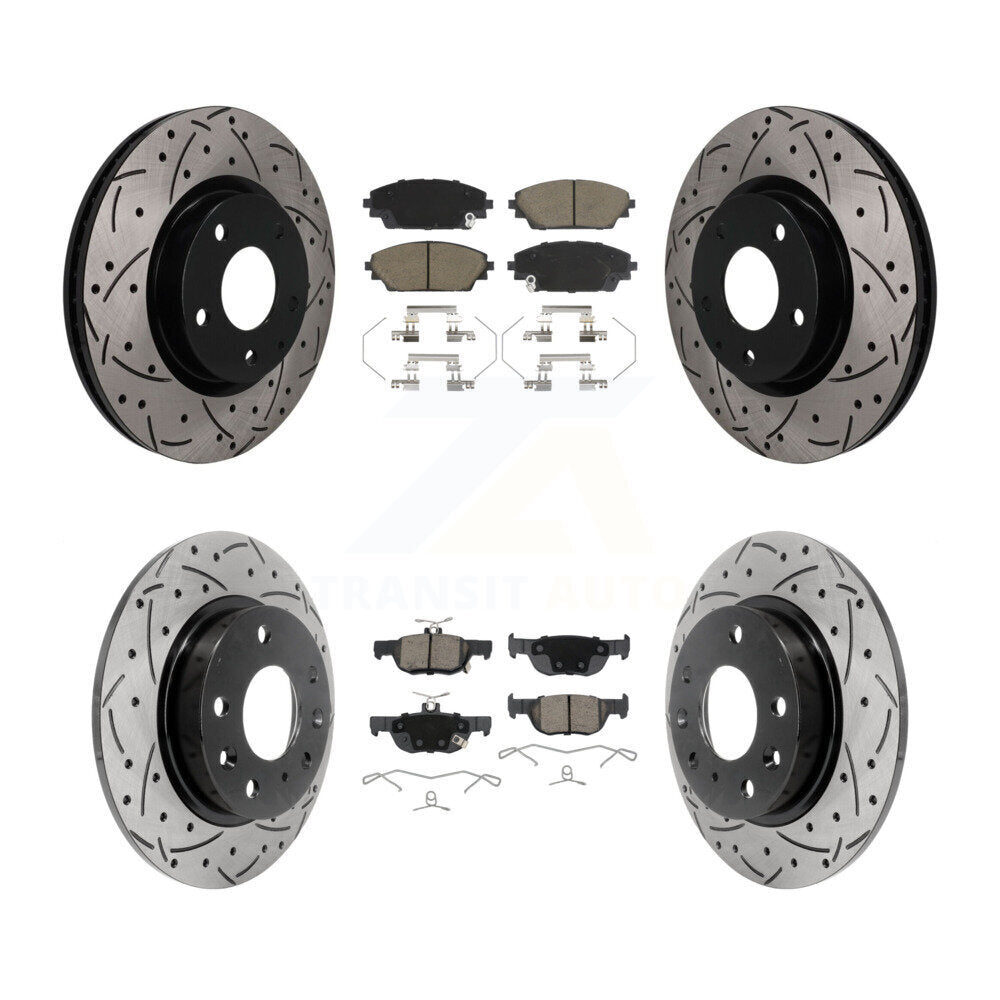 Transit Auto KDC-101722 Disc Brake Kit for 2020-2023 Mazda CX-30 - Front and Rear product image