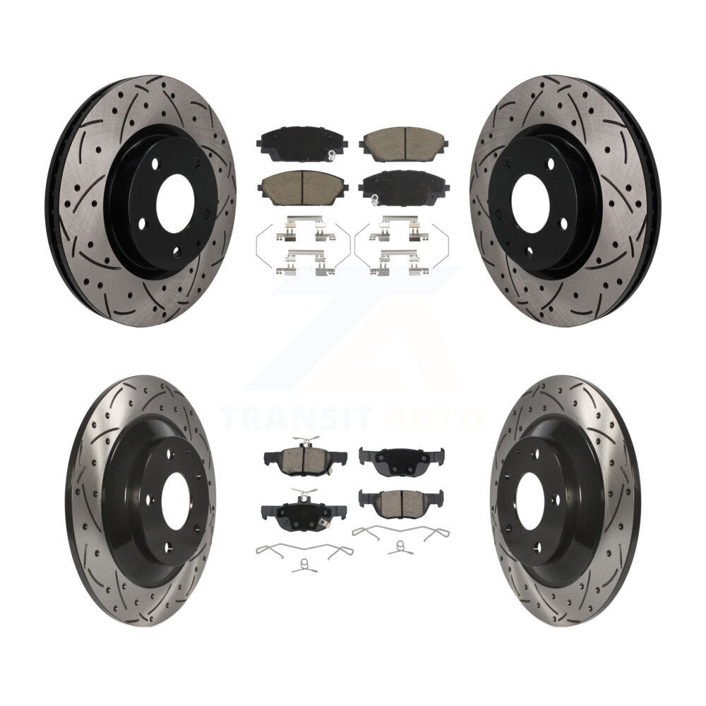 Transit Auto KDC-101723 Disc Brake Kit for 2020-2023 Mazda CX-30 - Front and Rear product image