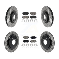 Transit Auto KDC-101725 Disc Brake Kit for 2017-2022 Kia Sportage - Front and Rear product image
