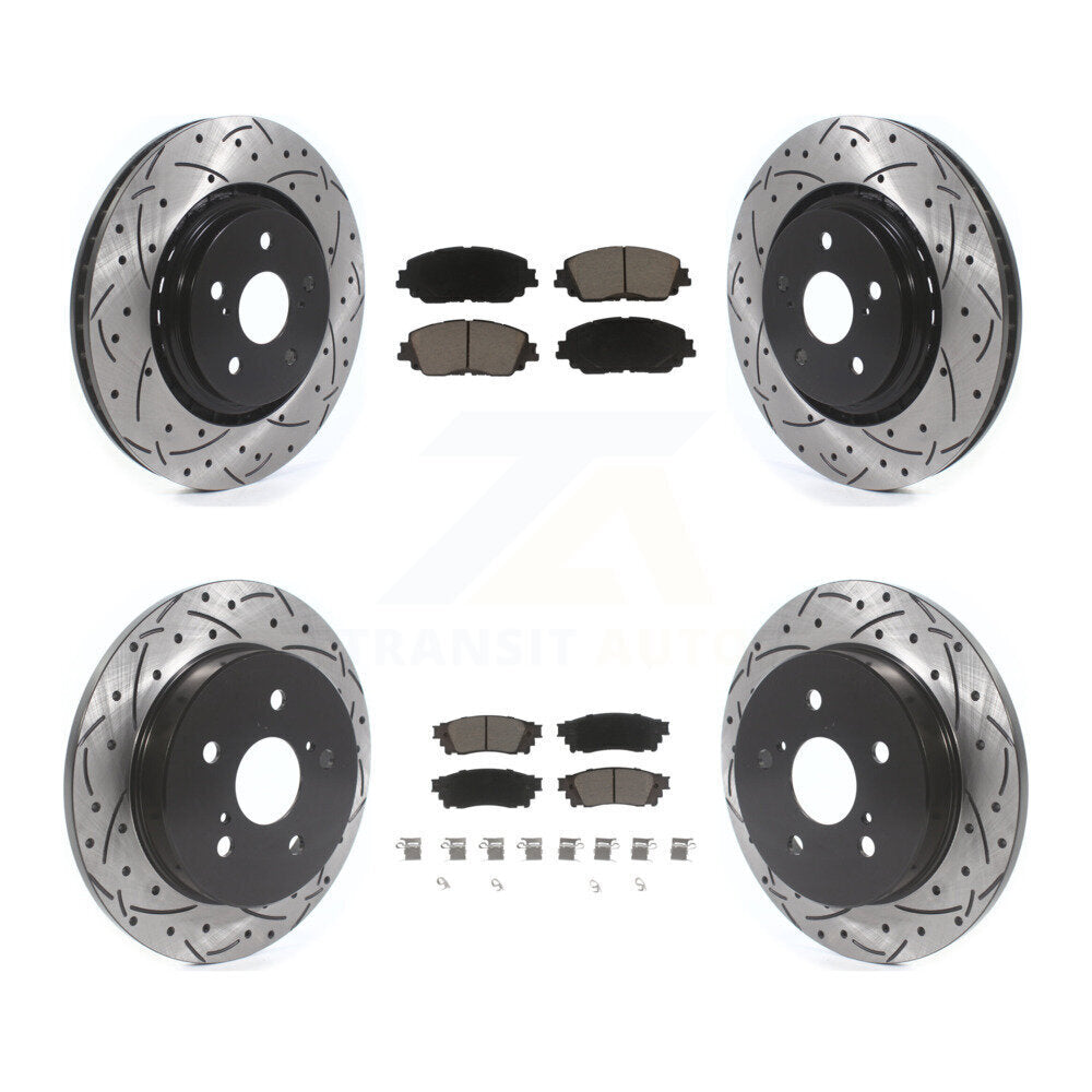 Transit Auto KDC-101726 Disc Brake Kit for 2020 Toyota Camry - Front and Rear product image
