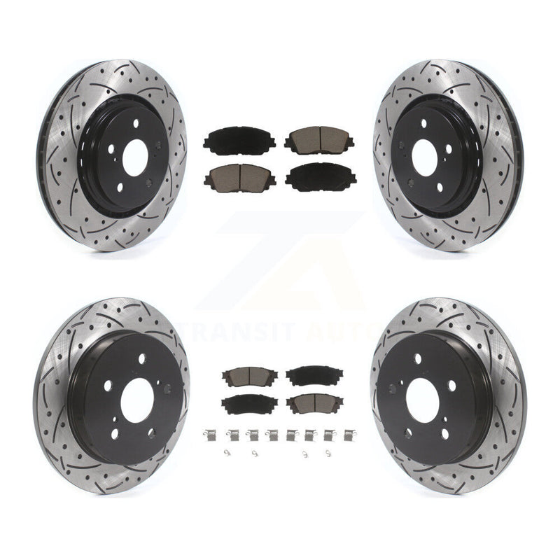 Transit Auto KDC-101726 Disc Brake Kit for 2020 Toyota Camry - Front and Rear product image