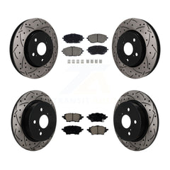 Transit Auto KDC-101727 Disc Brake Kit for 2019-2021 Toyota C-HR - Front and Rear product image