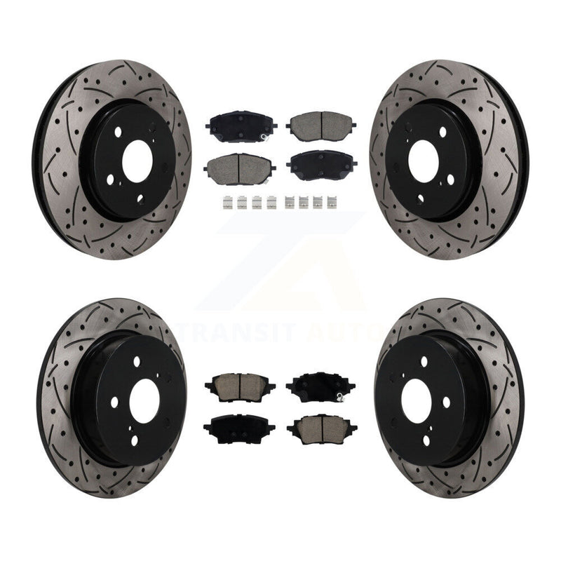 Transit Auto KDC-101727 Disc Brake Kit for 2019-2021 Toyota C-HR - Front and Rear product image