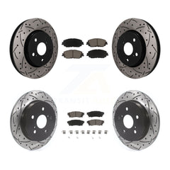 Transit Auto KDC-101728 Disc Brake Kit for 2019 Toyota C-HR - Front and Rear product image