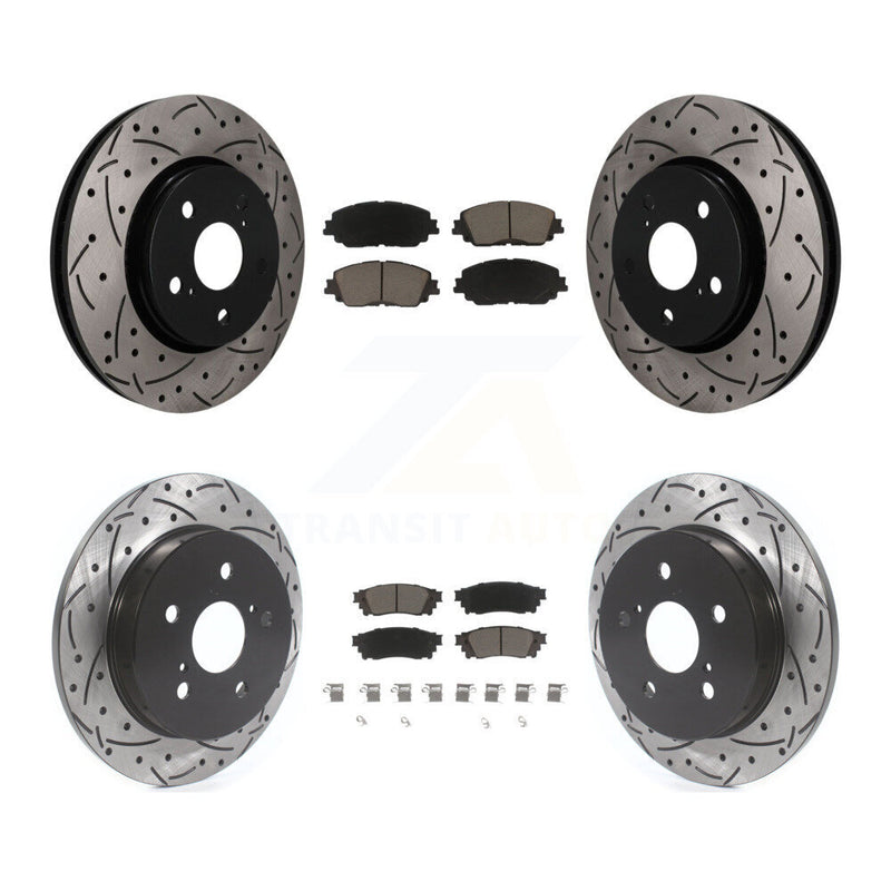 Transit Auto KDC-101728 Disc Brake Kit for 2019 Toyota C-HR - Front and Rear product image