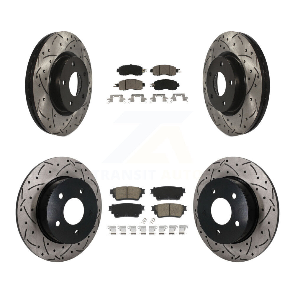 Transit Auto KDC-101731 Disc Brake Kit for 2019-2023 Nissan Altima - Front and Rear product image
