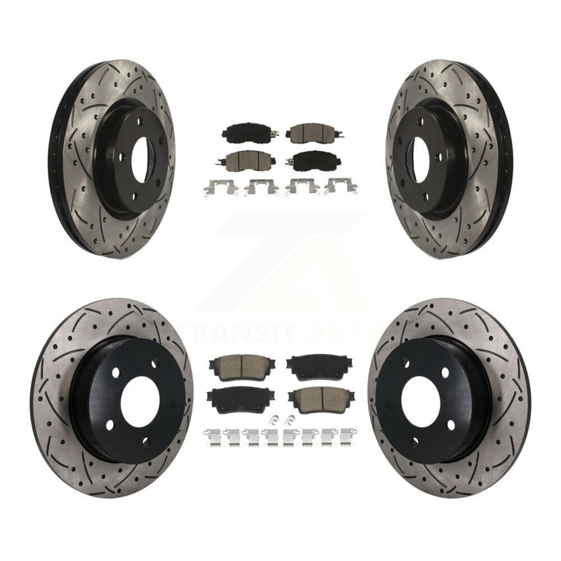 Transit Auto KDC-101731 Disc Brake Kit for 2019-2023 Nissan Altima - Front and Rear product image