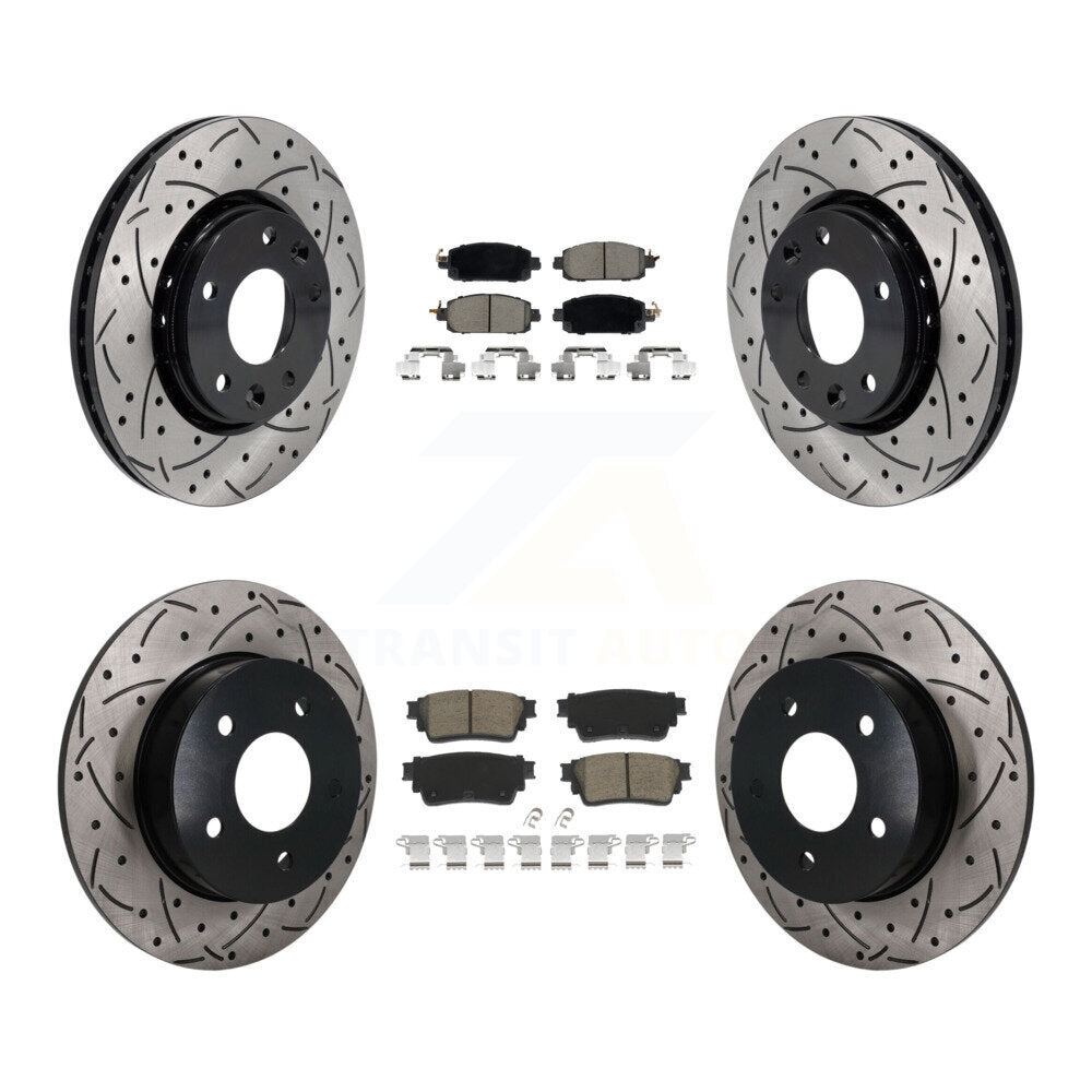 Transit Auto KDC-101732 Disc Brake Kit for 2021-2023 Nissan Kicks - Front and Rear product image