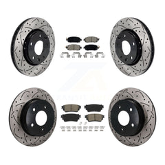 Transit Auto KDC-101732 Disc Brake Kit for 2021-2023 Nissan Kicks - Front and Rear product image