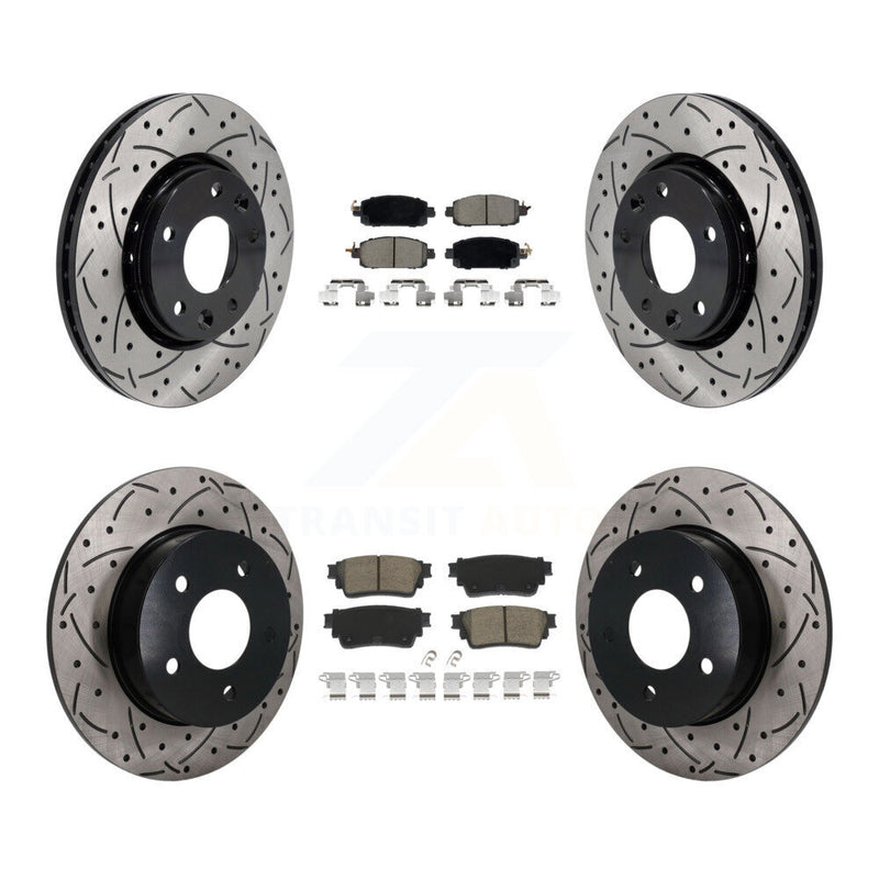 Transit Auto KDC-101732 Disc Brake Kit for 2021-2023 Nissan Kicks - Front and Rear product image