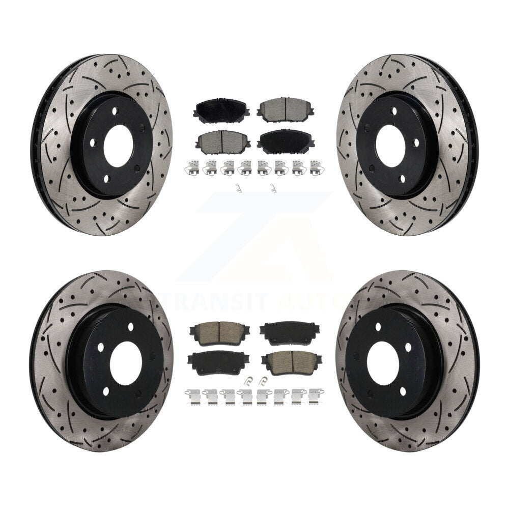 Transit Auto KDC-101733 Disc Brake Kit for 2022-2023 Nissan Rogue - Front and Rear product image