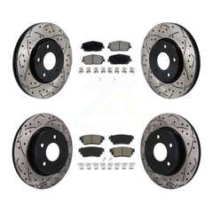 Transit Auto KDC-101733 Disc Brake Kit for 2022-2023 Nissan Rogue - Front and Rear product image