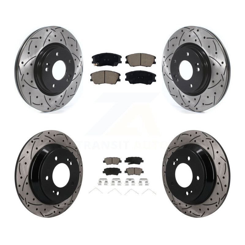 Transit Auto KDC-101735 Disc Brake Kit for 2020-2022 Kia Soul - Front and Rear product image