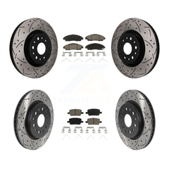 Transit Auto KDC-101736 Disc Brake Kit for 2017-2020 Cadillac XT6, Buick Enclave, Cadillac XT5 - Front and Rear product image
