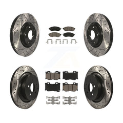 Transit Auto KDC-101737 Disc Brake Kit for 2011-2019 INFINITI Q70L, INFINITI Q70, INFINITI QX70 & more - Front and Rear product image