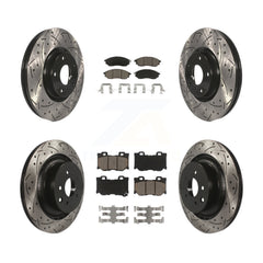 Transit Auto KDC-101738 Disc Brake Kit for 2009-2020 Nissan 370Z - Front and Rear product image