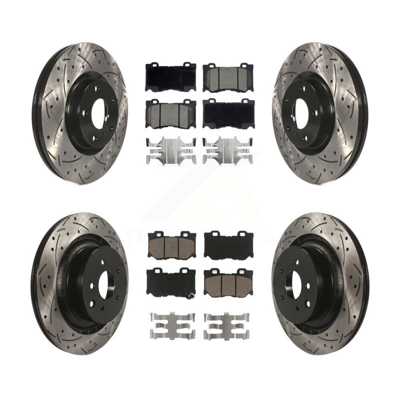 Transit Auto KDC-101739 Disc Brake Kit for 2009-2013 INFINITI G37 - Front and Rear product image