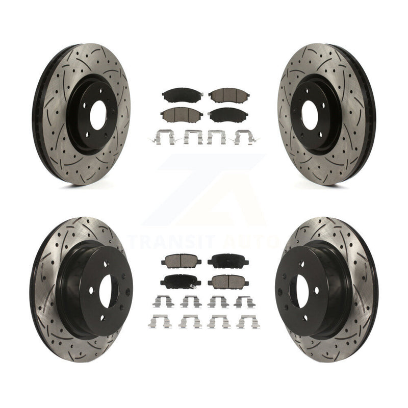 Transit Auto KDC-101740 Disc Brake Kit for 2009-2013 INFINITI G37 - Front and Rear product image