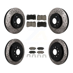 Transit Auto KDC-101744 Disc Brake Kit for 2013-2015 Cadillac ATS - Front and Rear product image