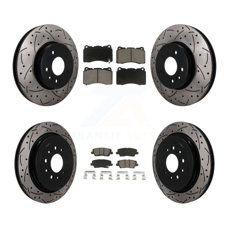 Transit Auto KDC-101744 Disc Brake Kit for 2013-2015 Cadillac ATS - Front and Rear product image