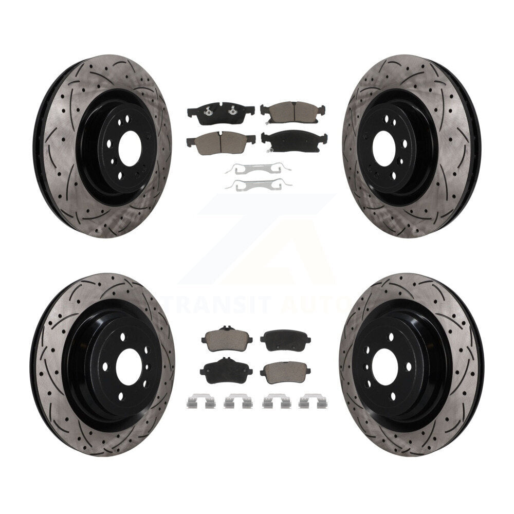 Transit Auto KDC-101745 Disc Brake Kit for 2013-2019 Mercedes-Benz GLS450, Mercedes-Benz GL450, Mercedes-Benz GL350 - Front and Rear product image