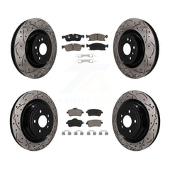 Transit Auto KDC-101745 Disc Brake Kit for 2013-2019 Mercedes-Benz GLS450, Mercedes-Benz GL450, Mercedes-Benz GL350 - Front and Rear product image