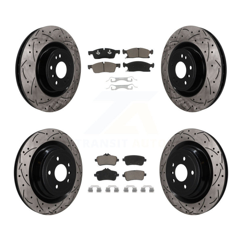 Transit Auto KDC-101745 Disc Brake Kit for 2013-2019 Mercedes-Benz GLS450, Mercedes-Benz GL450, Mercedes-Benz GL350 - Front and Rear product image