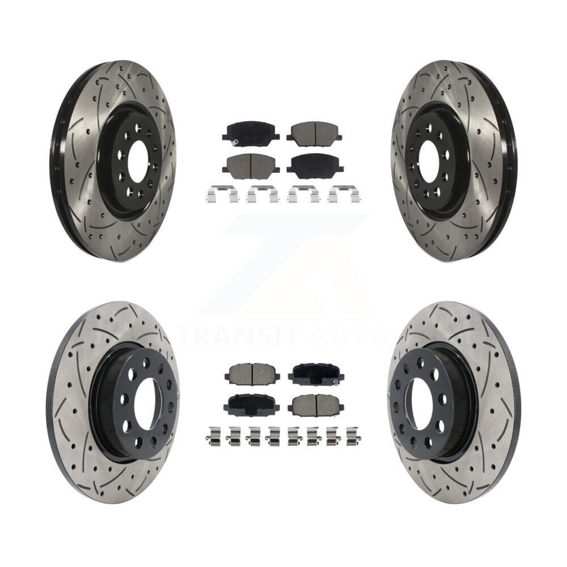Transit Auto KDC-101746 Disc Brake Kit for 2023 Jeep Compass - Front and Rear product image