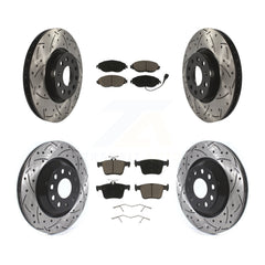 Transit Auto KDC-101748 Disc Brake Kit for 2019-2020 Audi A3 Quattro, Volkswagen Arteon - Front and Rear product image
