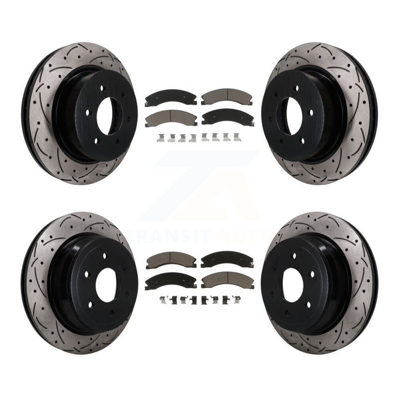 Transit Auto KDC-101749 Disc Brake Kit for 2016-2024 Nissan TITAN XD - Front and Rear product image