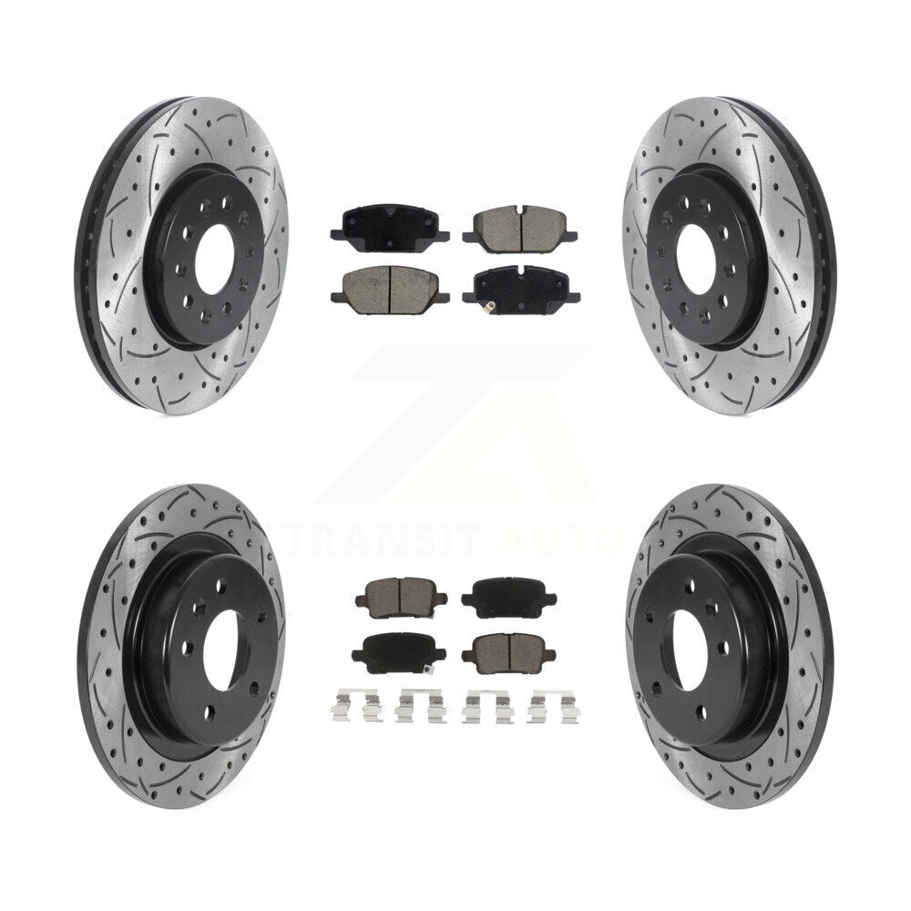 Transit Auto KDC-101750 Disc Brake Kit for 2020 Chevrolet Equinox - Front and Rear product image