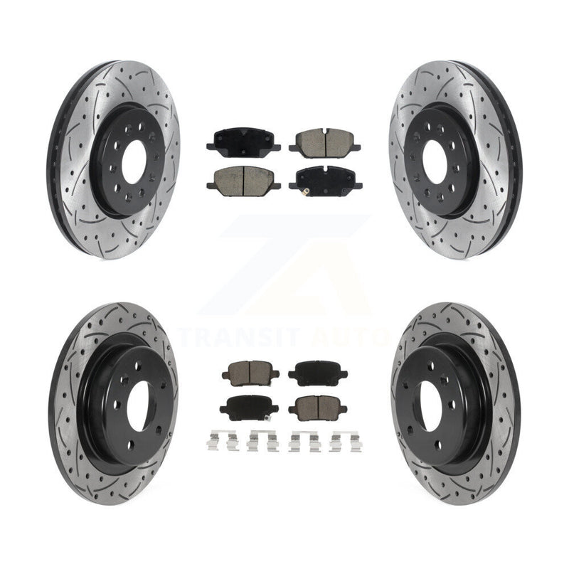 Transit Auto KDC-101750 Disc Brake Kit for 2020 Chevrolet Equinox - Front and Rear product image