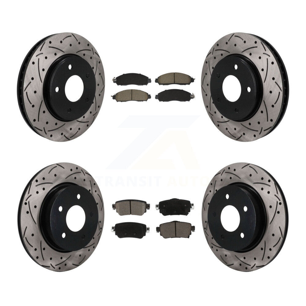 Transit Auto KDC-101751 Disc Brake Kit for 2018-2023 Nissan LEAF - Front and Rear product image