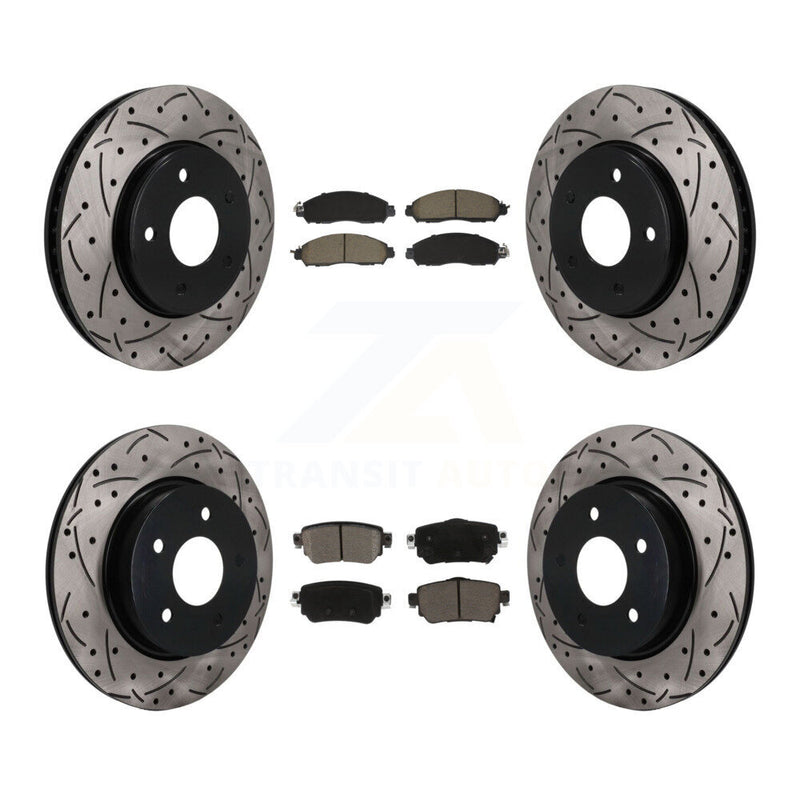 Transit Auto KDC-101751 Disc Brake Kit for 2018-2023 Nissan LEAF - Front and Rear product image