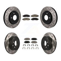 Transit Auto KDC-101752 Disc Brake Kit for 2018-2022 Nissan LEAF - Front and Rear product image