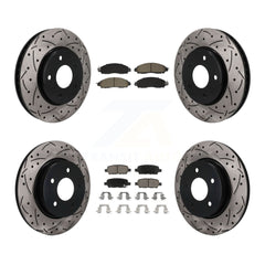 Transit Auto KDC-101753 Disc Brake Kit for 2018 Nissan LEAF - Front and Rear product image