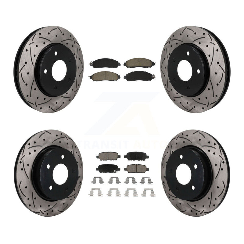 Transit Auto KDC-101753 Disc Brake Kit for 2018 Nissan LEAF - Front and Rear product image