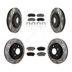 Transit Auto KDC-101754 Disc Brake Kit for 2019-2023 Nissan Rogue, Nissan Rogue Sport, Nissan Qashqai - Front and Rear product image