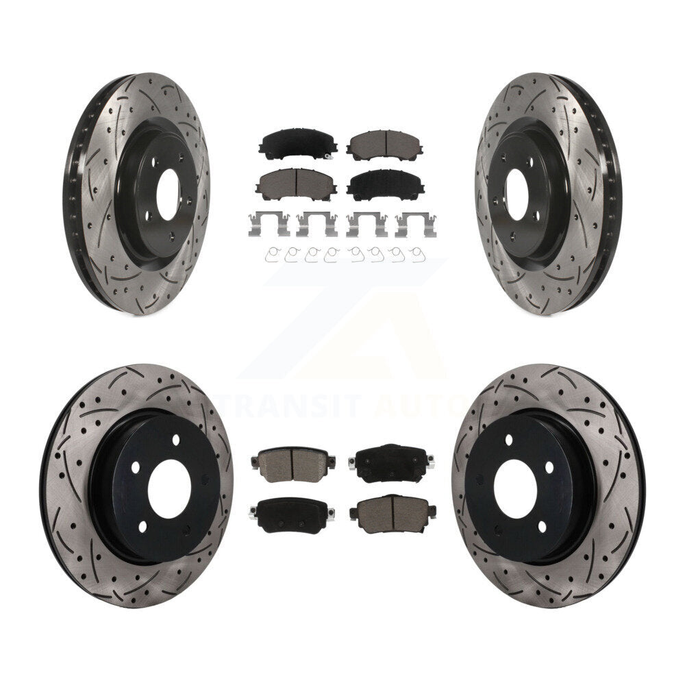 Transit Auto KDC-101755 Disc Brake Kit for 2019 Nissan Rogue - Front and Rear product image