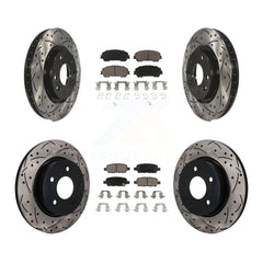 Transit Auto KDC-101756 Disc Brake Kit for 2017-2019 Nissan Rogue Sport, Nissan Qashqai - Front and Rear product image