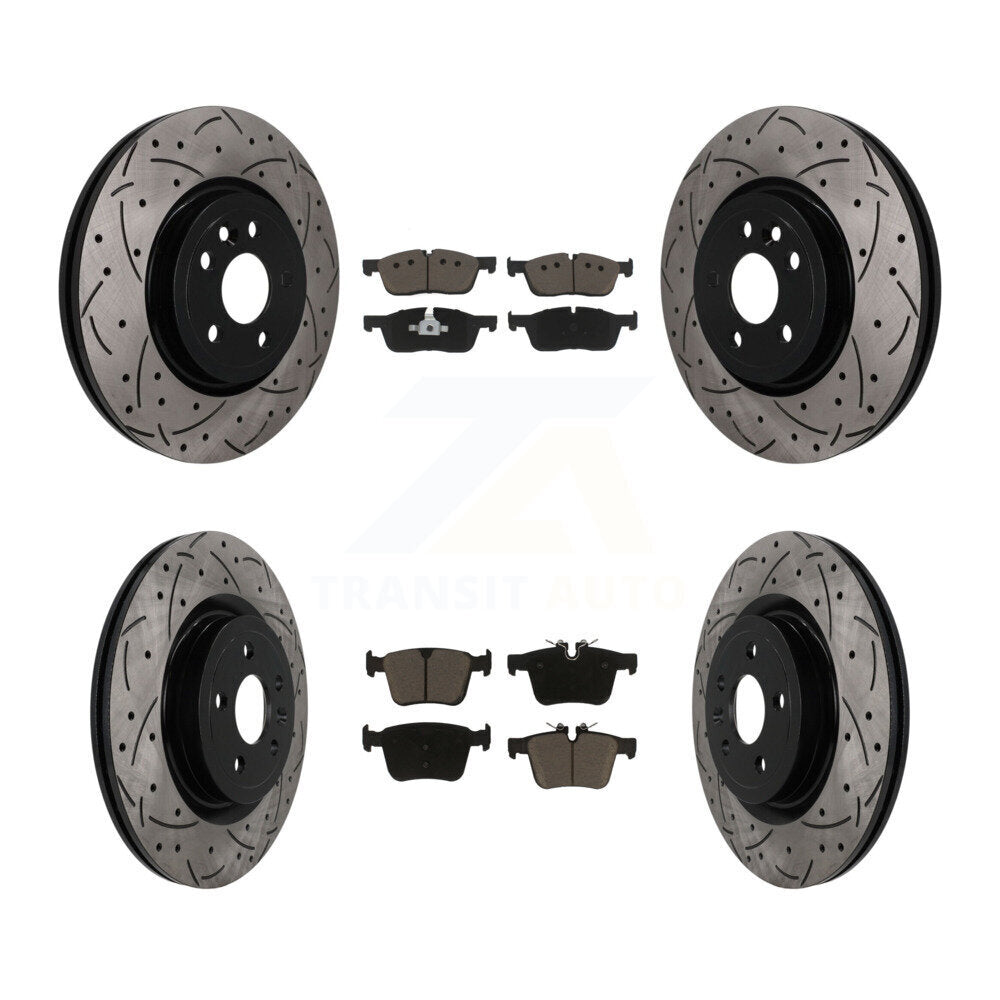 Transit Auto KDC-101757 Disc Brake Kit for 2017-2018 Jaguar F-Pace - Front and Rear product image