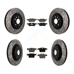 Transit Auto KDC-101757 Disc Brake Kit for 2017-2018 Jaguar F-Pace - Front and Rear product image