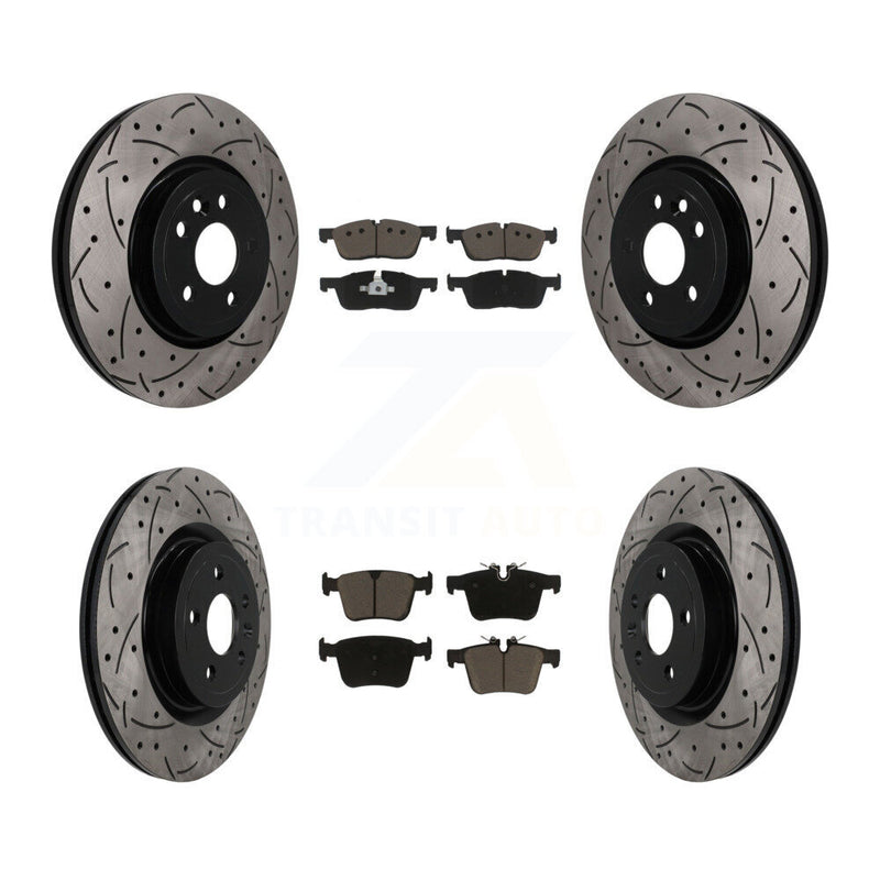 Transit Auto KDC-101757 Disc Brake Kit for 2017-2018 Jaguar F-Pace - Front and Rear product image