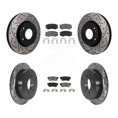 Transit Auto KDC-101758 Disc Brake Kit for 2005-2010 Hyundai Tucson, Kia Sportage - Front and Rear product image