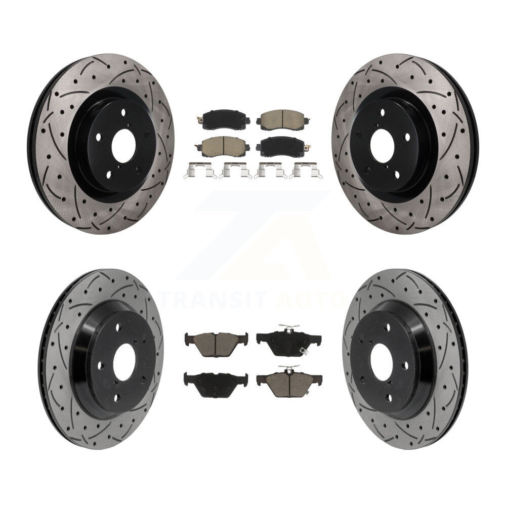 Transit Auto KDC-101760 Disc Brake Kit for 2019-2024 Subaru Crosstrek, Subaru Forester - Front and Rear product image
