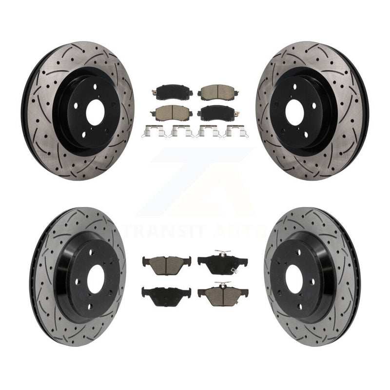 Transit Auto KDC-101760 Disc Brake Kit for 2019-2024 Subaru Crosstrek, Subaru Forester - Front and Rear product image