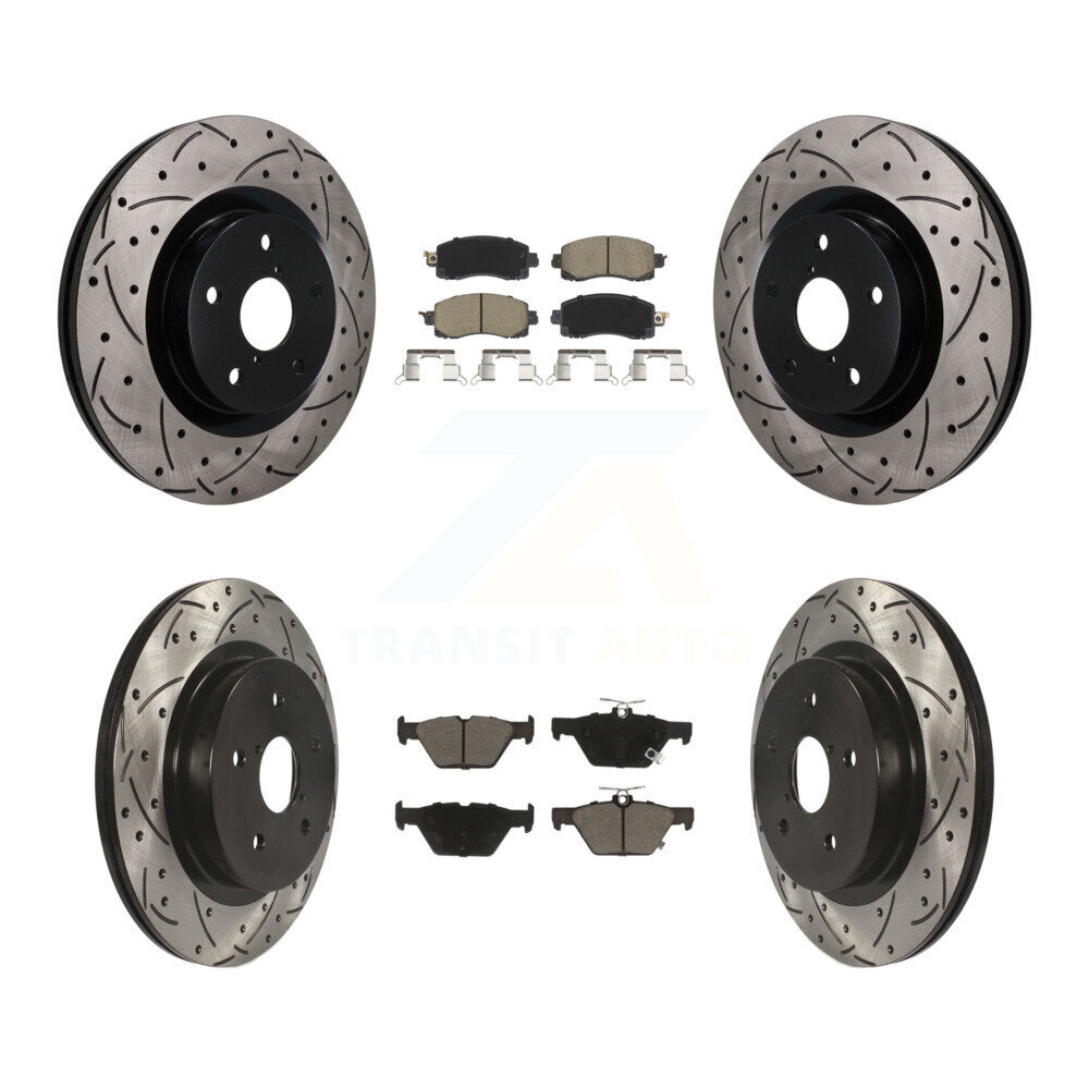 Transit Auto KDC-101762 Disc Brake Kit for 2020-2024 Subaru WRX, Subaru Legacy, Subaru Outback - Front and Rear product image