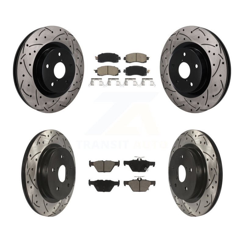 Transit Auto KDC-101762 Disc Brake Kit for 2020-2024 Subaru WRX, Subaru Legacy, Subaru Outback - Front and Rear product image