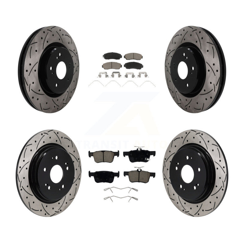 Transit Auto KDC-101763 Disc Brake Kit for 2022-2024 Acura RDX - Front and Rear product image
